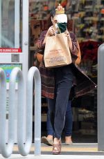 VANESSA HUDGENS Leaves Walgreens in Los Angeles