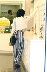 VANESSA HUDGENS with New Hairstyle Out Shopping in Beverly Hills