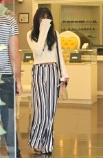 VANESSA HUDGENS with New Hairstyle Out Shopping in Beverly Hills