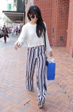 VANESSA HUDGENS with New Hairstyle Out Shopping in Beverly Hills