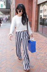 VANESSA HUDGENS with New Hairstyle Out Shopping in Beverly Hills