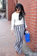 VANESSA HUDGENS with New Hairstyle Out Shopping in Beverly Hills