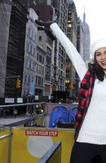 VICTORIA JUSTICE at American Eagle Outfitters #aeogetdownnyc Party Bus in New York