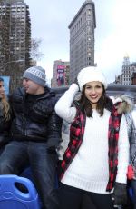 VICTORIA JUSTICE at American Eagle Outfitters #aeogetdownnyc Party Bus in New York