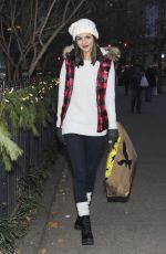 VICTORIA JUSTICE at American Eagle Outfitters #aeogetdownnyc Party Bus in New York