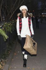 VICTORIA JUSTICE at American Eagle Outfitters #aeogetdownnyc Party Bus in New York