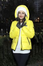 VICTORIA JUSTICE at American Eagle Outfitters #aeogetdownnyc Party Bus in New York