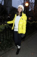VICTORIA JUSTICE at American Eagle Outfitters #aeogetdownnyc Party Bus in New York