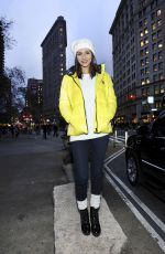 VICTORIA JUSTICE at American Eagle Outfitters #aeogetdownnyc Party Bus in New York