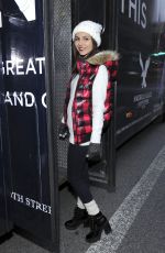 VICTORIA JUSTICE at American Eagle Outfitters #aeogetdownnyc Party Bus in New York