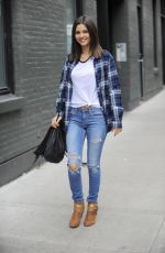 VICTORIA JUSTICE in Jeans Out and About in New York 0412