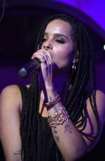 ZOE KRAVITZ at Chrome Hearts Celebrates the Miami Project at Art Basel in Miami