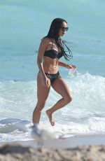 ZOE KRAVITZ in Bikinis at a Beach in Miami 