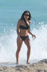ZOE KRAVITZ in Bikinis at a Beach in Miami 