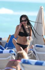 ZOE KRAVITZ in Bikinis at a Beach in Miami 