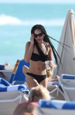 ZOE KRAVITZ in Bikinis at a Beach in Miami 
