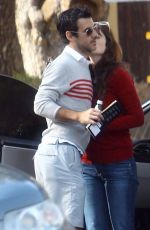ZOOEY DESCHANEL and Jacob Pechenik Out and Abou in Studio City
