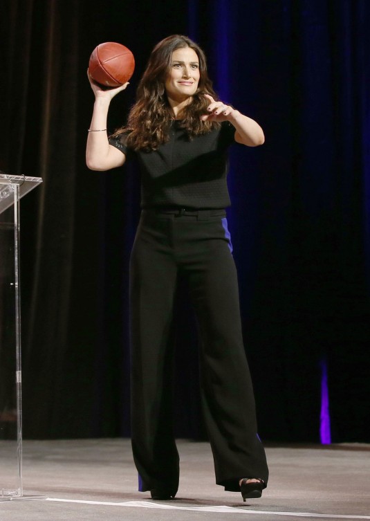 IDINA MENZEL at Pepsi Super Bowl XLIX Halftime Show Press Conference