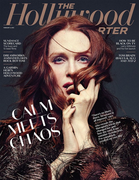 JULIANNE MOORE in The Hollywood Reporter Magazine