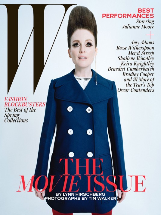 JULIANNE MOORE in W Magazine, February 2015 Issue