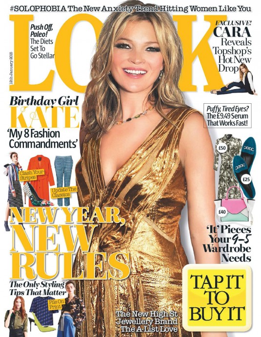KATE MOSS in Look Magazine