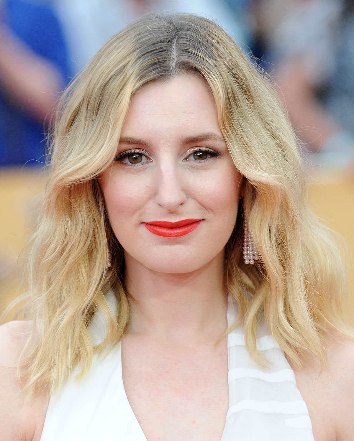 LAURA CARMICHAEL at 2015 Screen Actor Guild Awards in Los Angeles.
