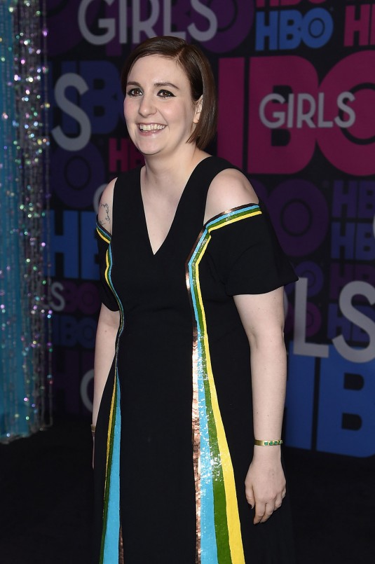 LENA DUNHAM at Girls Season 4 Premiere