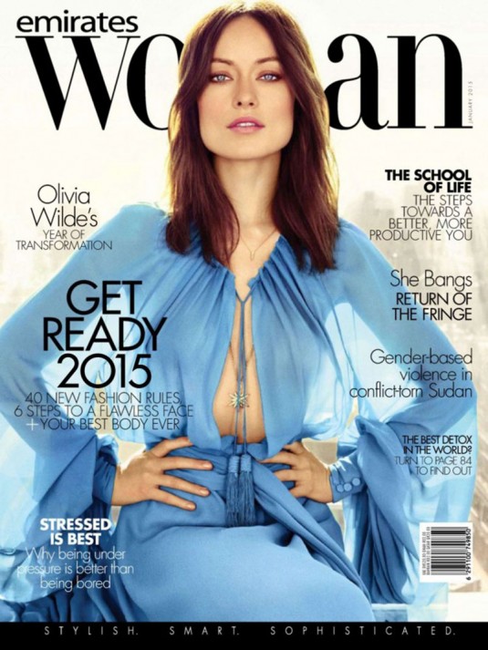 OLIVIA WILDE in Emirates Woman Magazine, January 2015 Issue OLIVIA WILDE in Emirates Woman Magazine