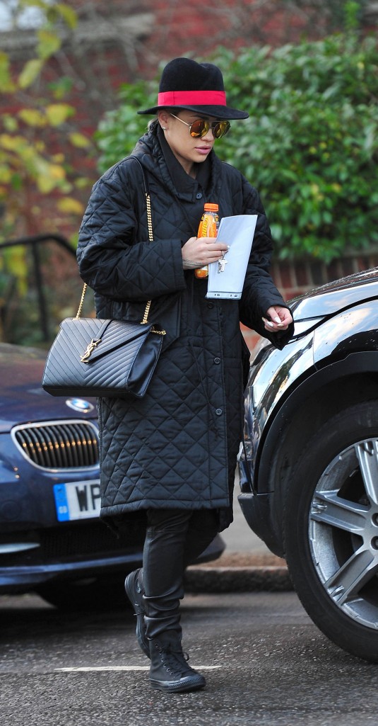 RITA ORA Leaves Her Home