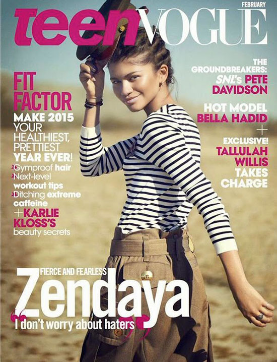 ZENDAYA COLEMAN in Teen Vogue Magazine, February 2015 Issue – HawtCelebs