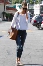 ALESSANDRA AMBROSIO Out and About in Brentwood 2701
