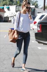 ALESSANDRA AMBROSIO Out and About in Brentwood 2701