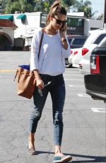 ALESSANDRA AMBROSIO Out and About in Brentwood 2701
