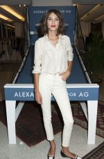 ALEXA CHUNG at AG Launch Party in New York