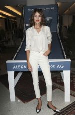 ALEXA CHUNG at AG Launch Party in New York