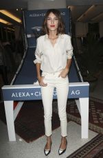 ALEXA CHUNG at AG Launch Party in New York