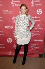 ALEXANDRA BRECKENRIDGE at Zipper Premiere at 2015 Sundance Film Festival