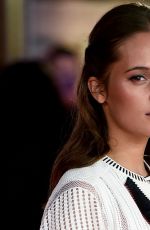 ALICIA VIKANDER at Testament of Youth Premiere in London