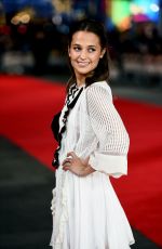 ALICIA VIKANDER at Testament of Youth Premiere in London