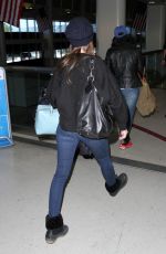 ALISON BRIE Arrives at Los Angeles International Airport