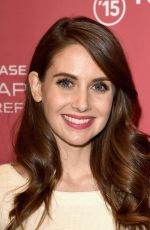 ALISON BRIE at Sleeping with Other People Premiere at 2015 Sundance Film Festival