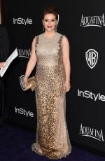 ALYSSA MILANO at Instyle and Warner Bros Golden Globes Party in Beverly Hills