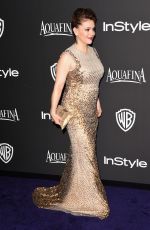 ALYSSA MILANO at Instyle and Warner Bros Golden Globes Party in Beverly Hills
