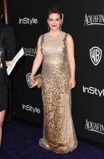 ALYSSA MILANO at Instyle and Warner Bros Golden Globes Party in Beverly Hills