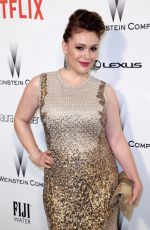 ALYSSA MILANO at The Weinstein Company and Netflix Golden Globe Party in Beverly Hills