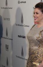 ALYSSA MILANO at The Weinstein Company and Netflix Golden Globe Party in Beverly Hills