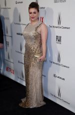 ALYSSA MILANO at The Weinstein Company and Netflix Golden Globe Party in Beverly Hills