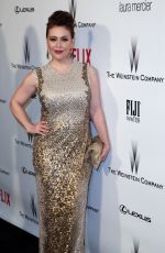 ALYSSA MILANO at The Weinstein Company and Netflix Golden Globe Party in Beverly Hills