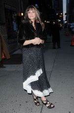 AMANDA PEET Arrives at Late Show with David Letterman