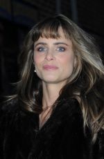 AMANDA PEET Arrives at Late Show with David Letterman